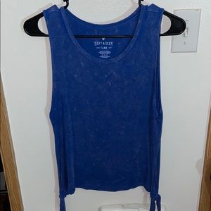 American Eagle blue tank top shirt